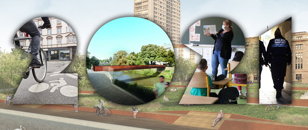 Aménagements, sécurité, transports, écoles, vie citoyenne… Ce qui change en 2021 à Mulhouse !