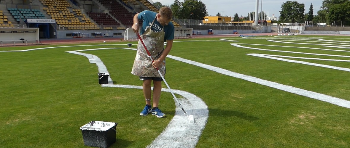 [VIDEO] Tour de France : une fresque XXL by Fraenkel au stade de l’Ill