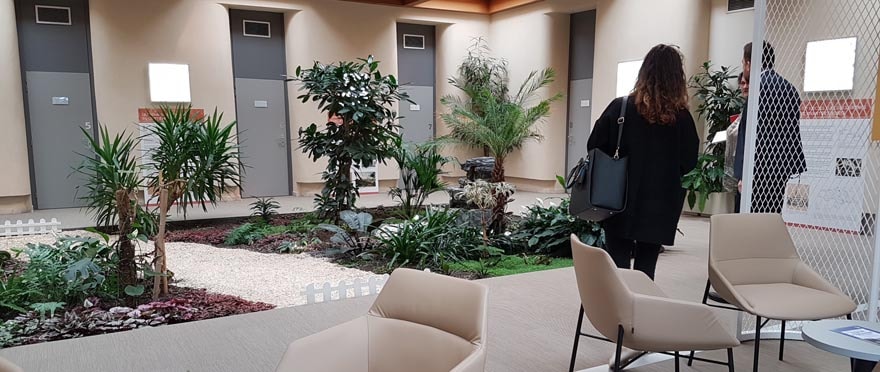 Les travaux de rénovation des 300 m² de l'accueil du Centre funéraire ont duré quatre mois.