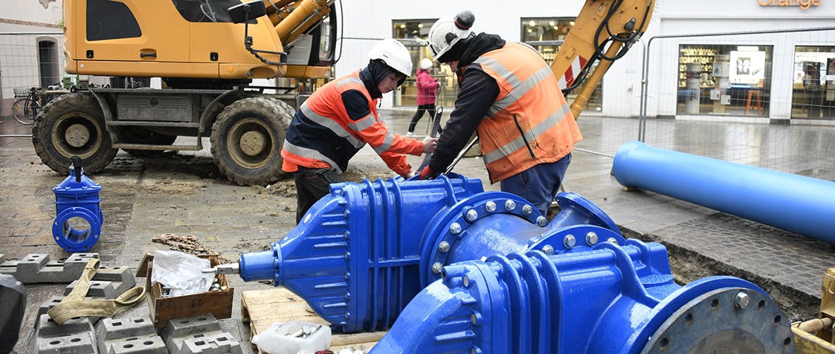 Cure de jouvence pour le réseau d’eau potable de Mulhouse