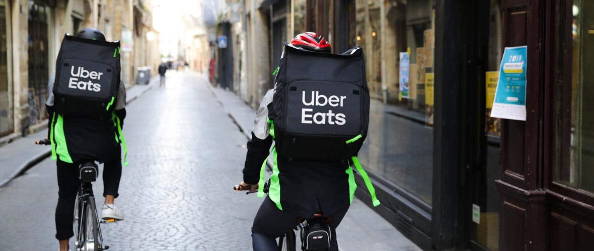 Deux bougies pour l’appli de livraison de repas à domicile Uber Eats à Mulhouse