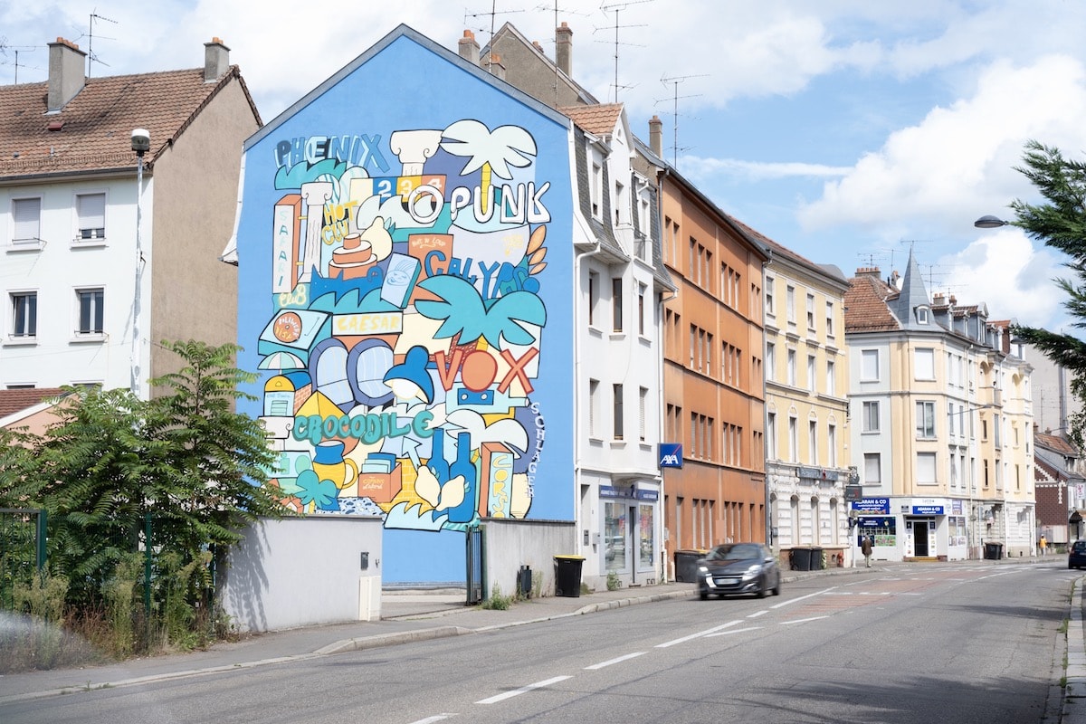 La fresque de l'artiste mulhousien Fernand Kayser sera inaugurée ce samedi 20 septembre. 