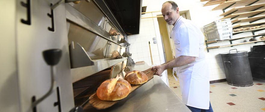 La miche pascale est l'autre spécialité de Pâques de Pascal Flury.
