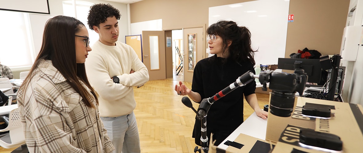 Des lycéens à la découverte des métiers de La Kunsthalle