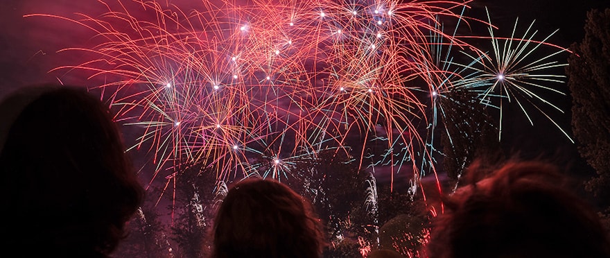 Le feu d'artifice est prévu à 22h45 au Nouveau Bassin.