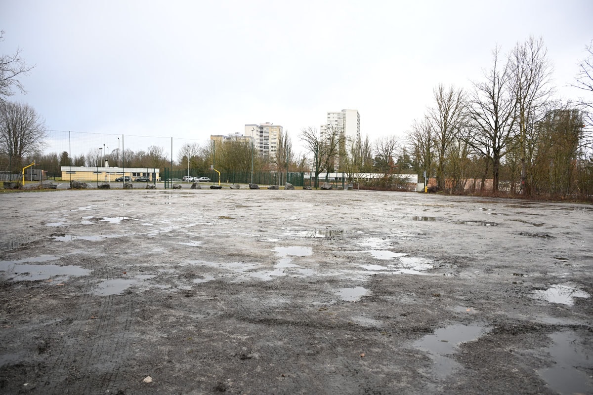 Le parking du stade Barina va aussi faire l'objet d'un réaménagement en profondeur. 
