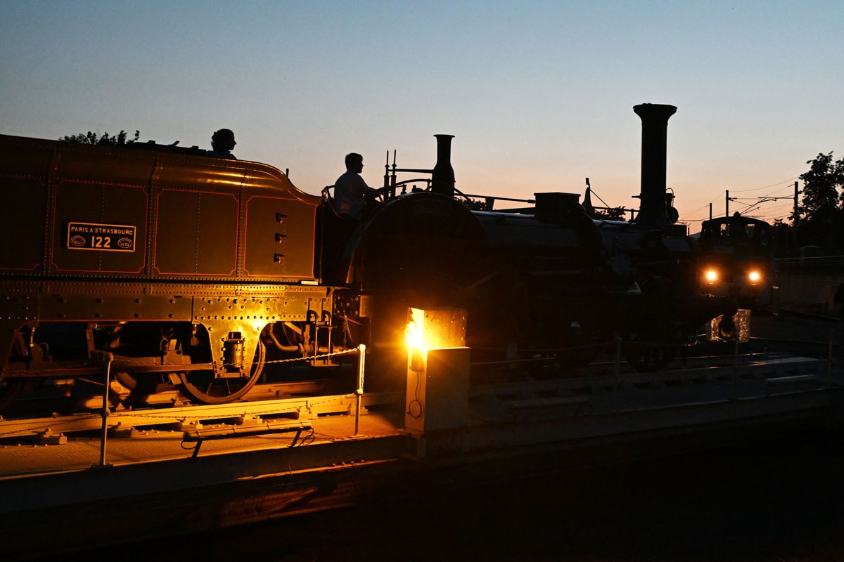 En images : « L'aventure du rail » se prépare