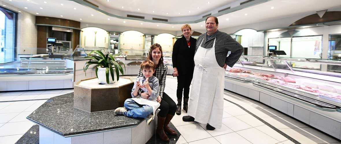 Famille Habegger : une nouvelle boucherie-charcuterie, rue de Bâle