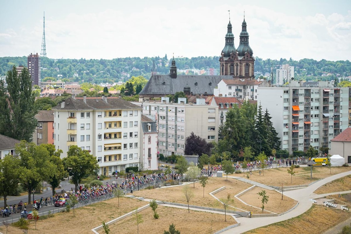 En images : le passage du Tour de France 2026 à Mulhouse