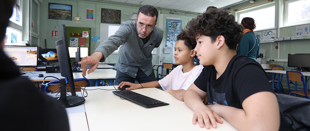 Collège Villon : les élèves créent un jeu vidéo en lien avec les Jeux Olympiques