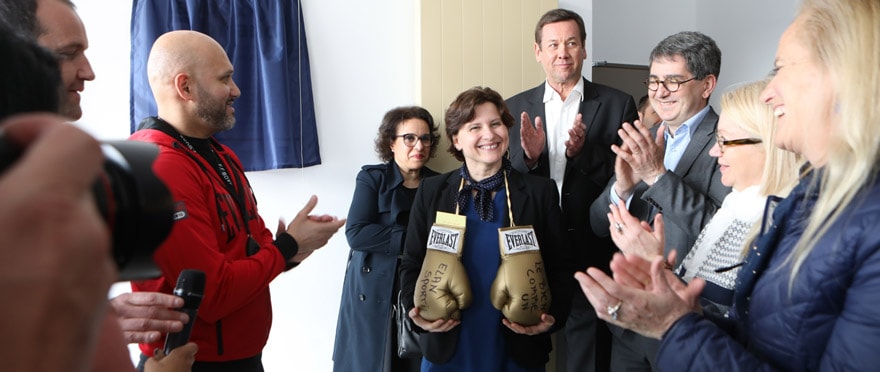 Inauguration de la Box Briand, dans les anciens locaux industriels (Safi-Lofink).