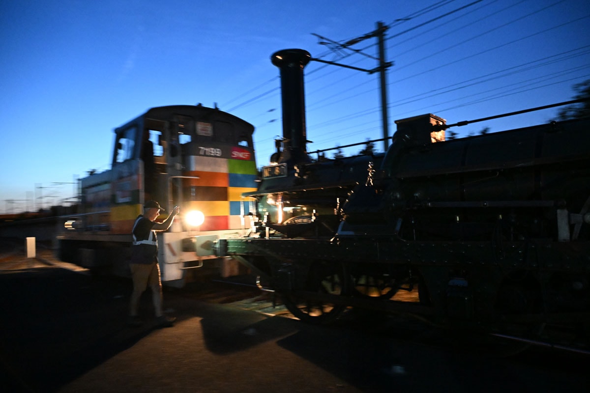 En images : « L'aventure du rail » se prépare