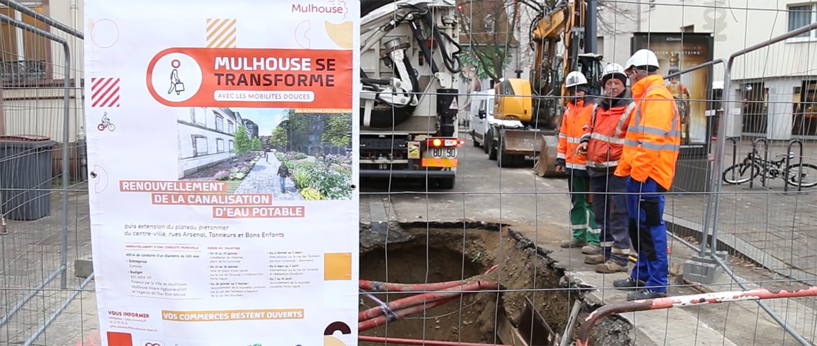 [VIDEO] Eau et piétonnisation : les grands chantiers du centre-ville