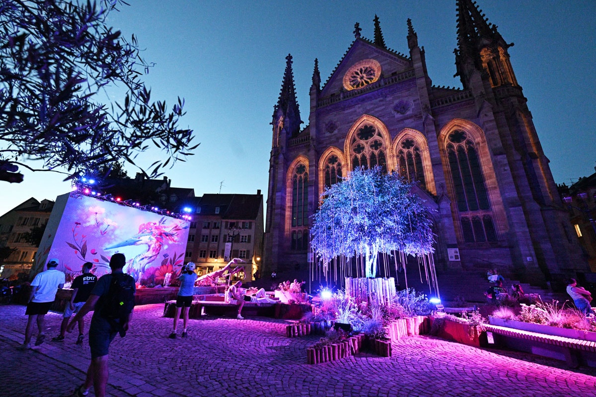 En images : l'ambiance magique du Jardin éphémère, le soir venu