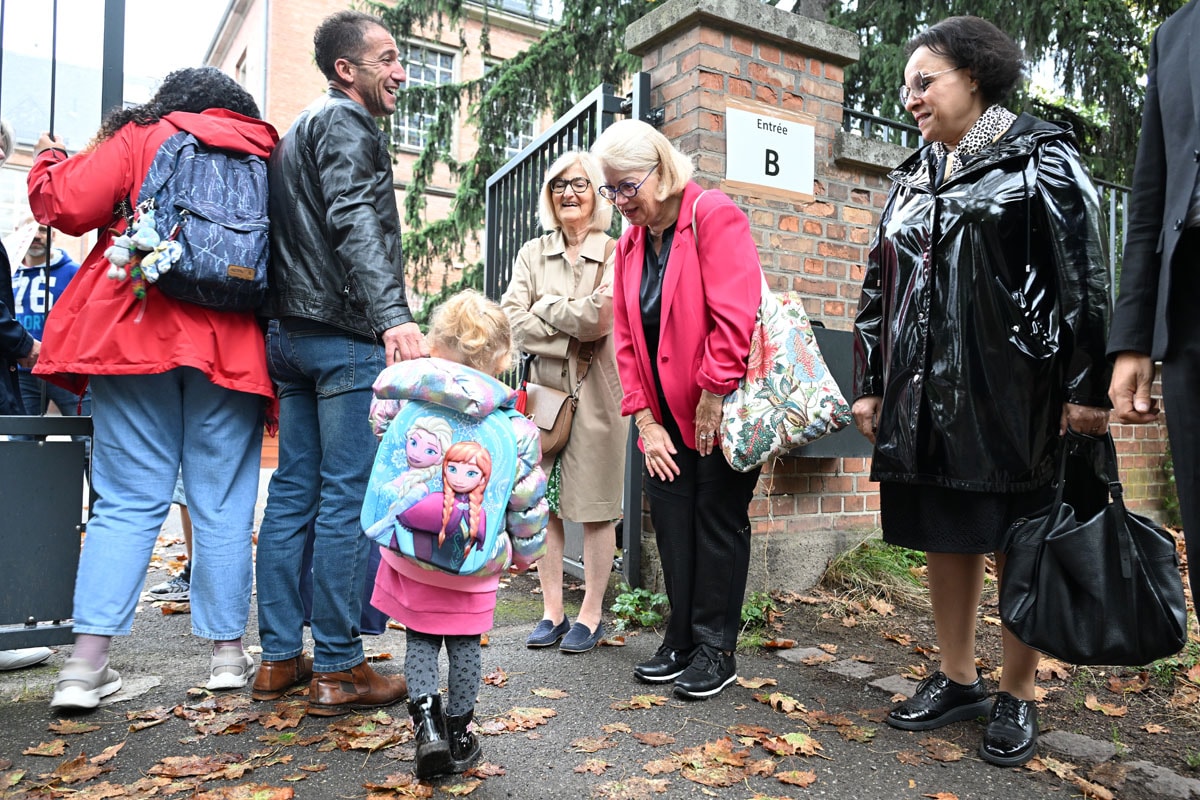 Tournée du maire, ce lundi 1er septembre, dans les écoles pour la rentrée.