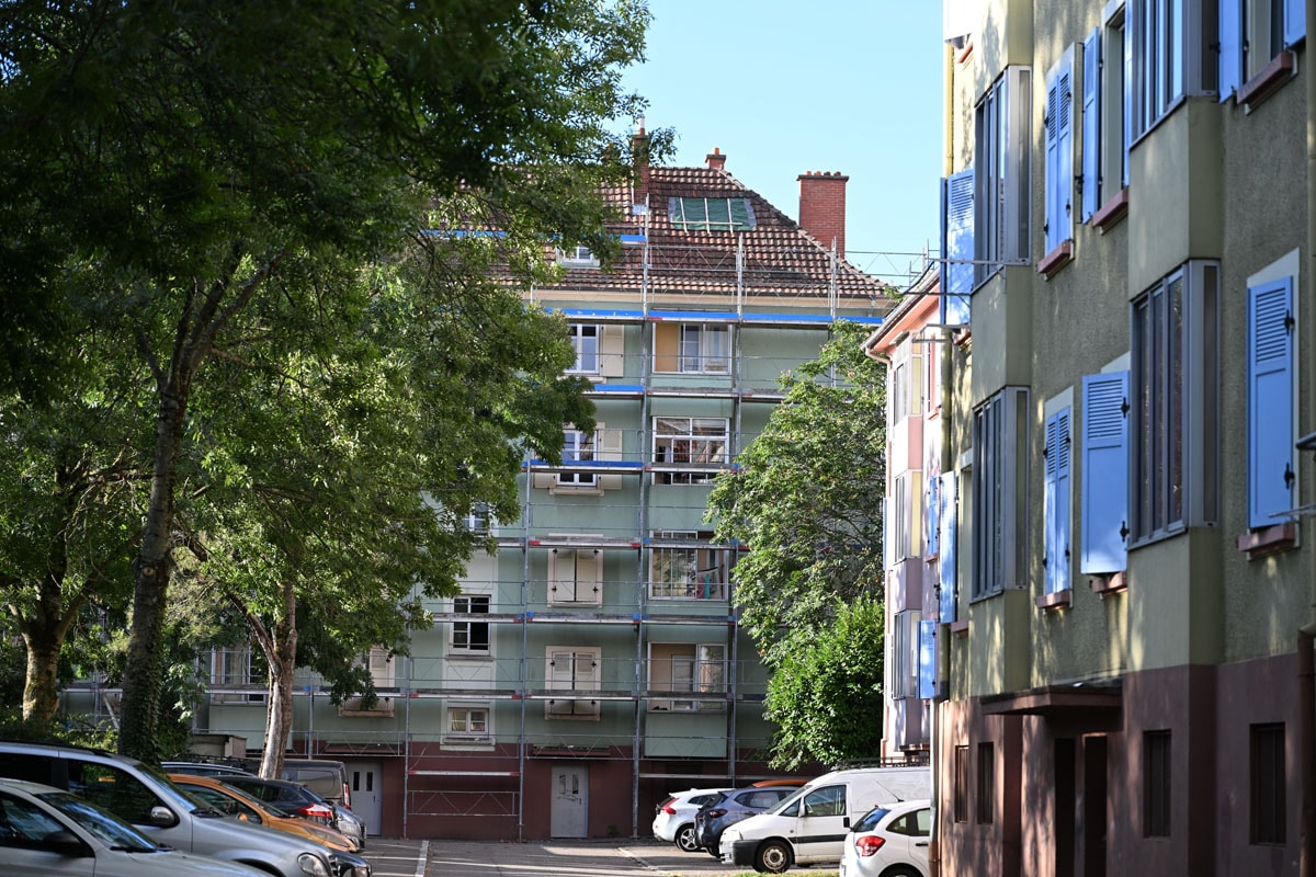 Les travaux portent sur la rénovation de 814 logements (31 bâtiments) de l’« ancien » Drouot.