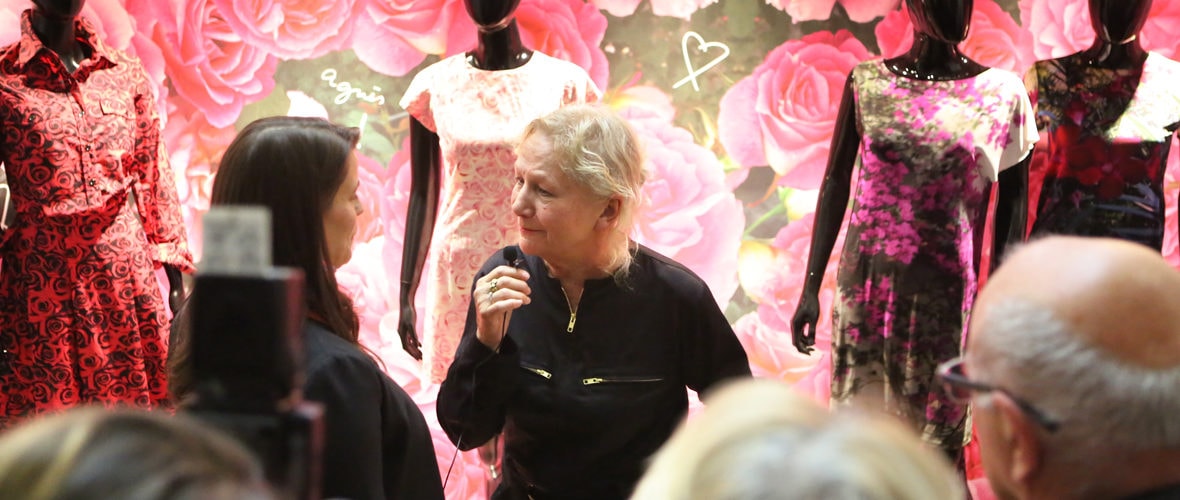 Entretien avec agnès b., marraine de l'exposition du Mise