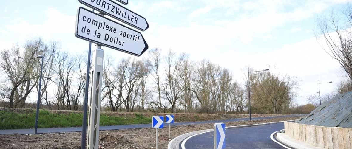 Désenclavement de Bourtzwiller : la nouvelle bretelle d’accès au quartier est ouverte