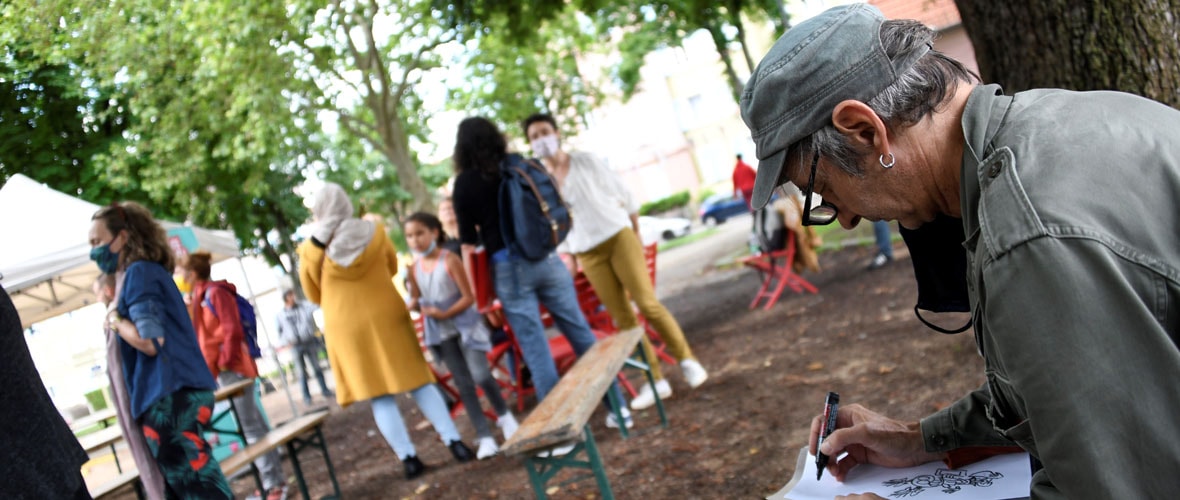 Drouot : un chantier participatif et des illustrateurs pour dessiner le futur de la place Hauger