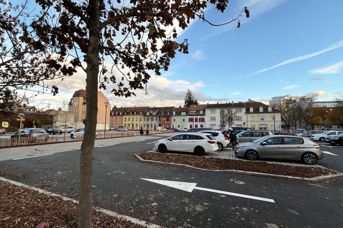 Le parking Traineau rénové propose 110 places de stationnement.