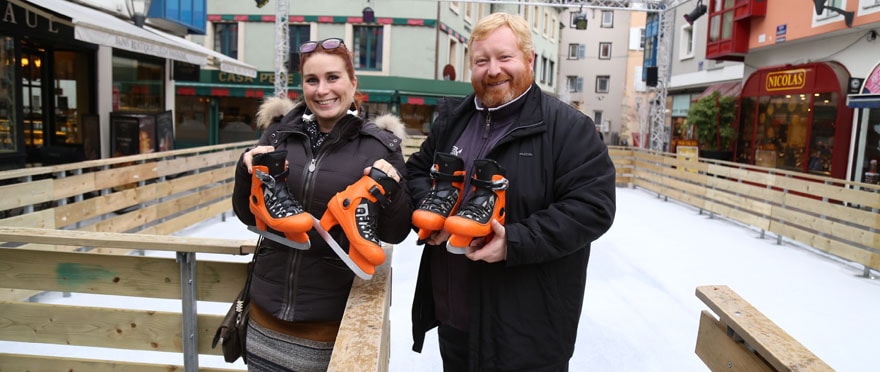 Sophie Julien et Hervé Barthelmebs des Vitrines de Mulhouse.