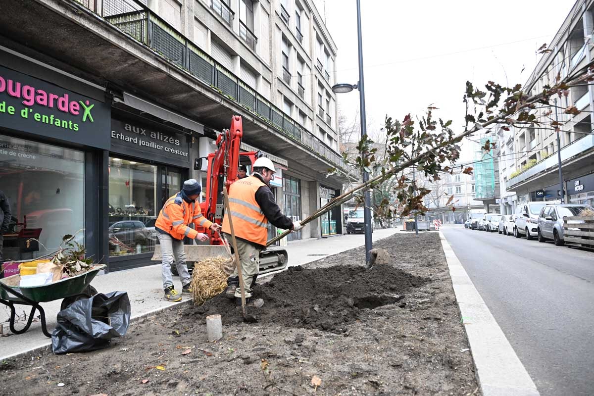 Les travaux sont en cours de finalisation avenue de Lattre de Tassigny. 
