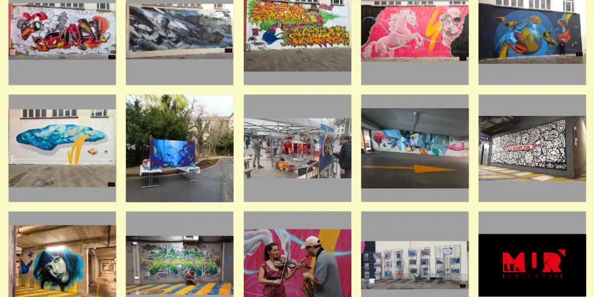 Vernissage au M.U.R. de Mulhouse : l'œuvre d'HYDRANE investit le mur urbain
