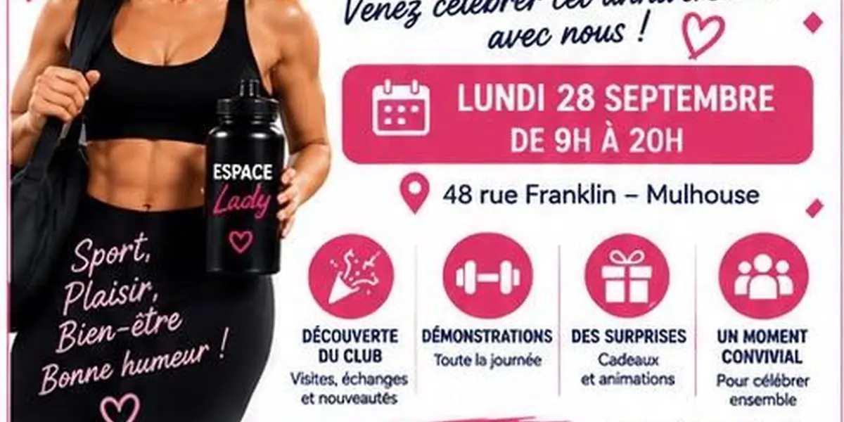Espace Lady fête ses 7 ans : une journée gratuite et ouverte à toutes !