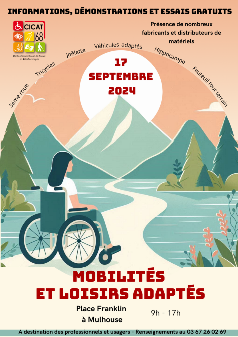 Journée thématique CICAT 68 : mobilités et loisirs adaptés