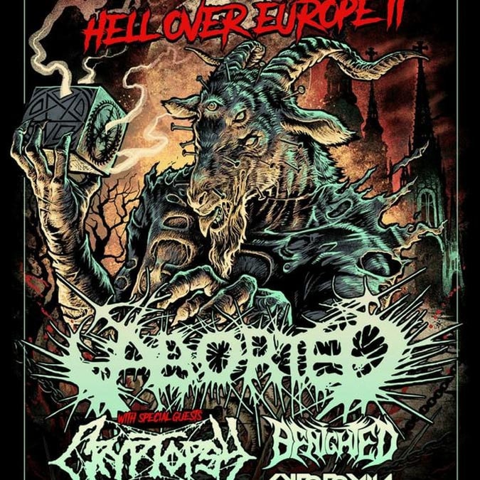 ABORTED • CRYPTOPSY • BENIGHTED • CYTOTOXIN