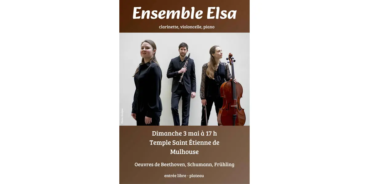 Concert - Par l’Ensemble Elsa - Beethoven,  Schumann, Frühling
