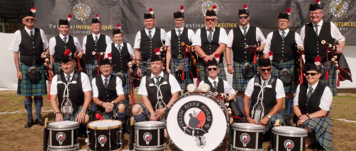 Les Celtic Ried's Pipers pour les soignants de l'Hôpital du Moenschberg