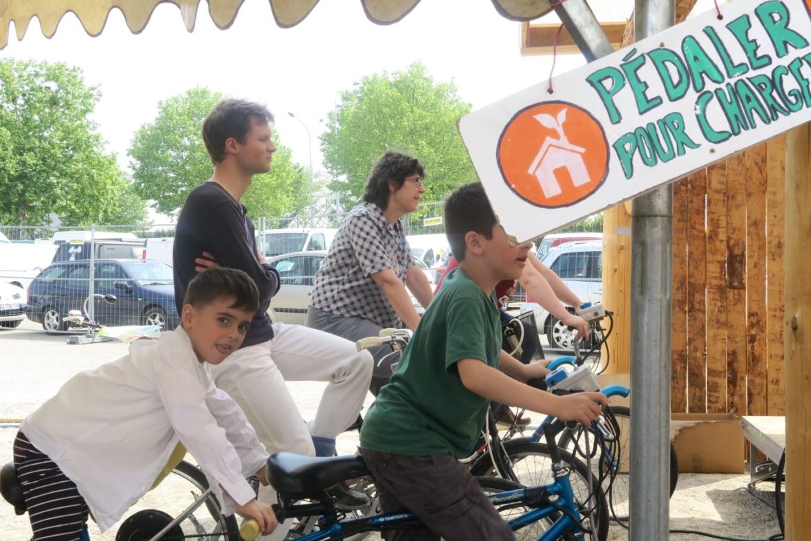 Vélo doux avec le groupe The Yokel