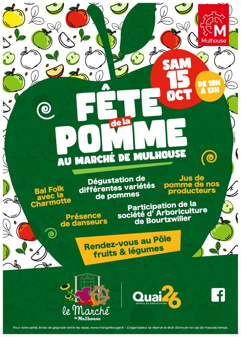 Fête de la pomme au marché