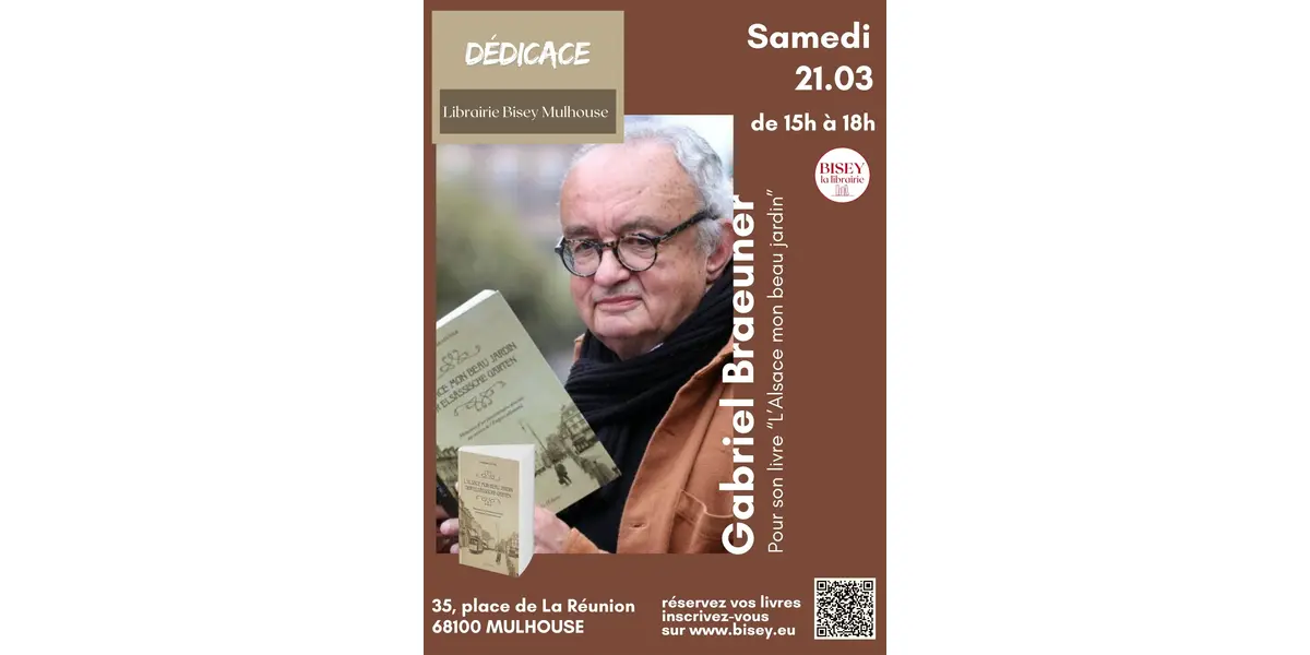 Dédicace avec Gabriel Braeuner - L'Alsace, mon beau jardin