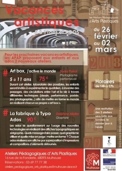 Vacances artistiques à la Fonderie