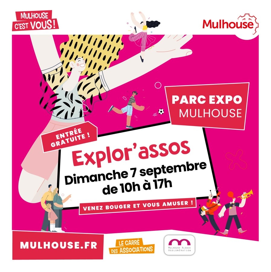 Explor’Assos, la grande rentrée des associations, revient au Parc Expo !