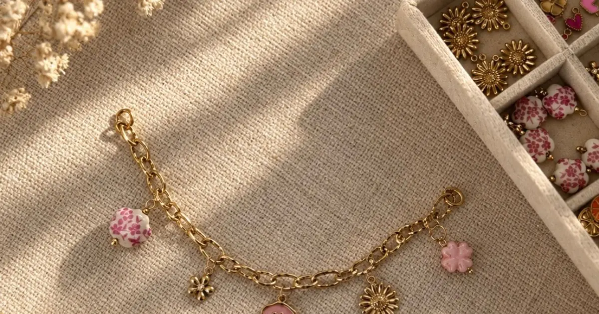 Atelier charms chez Olivia's Garden