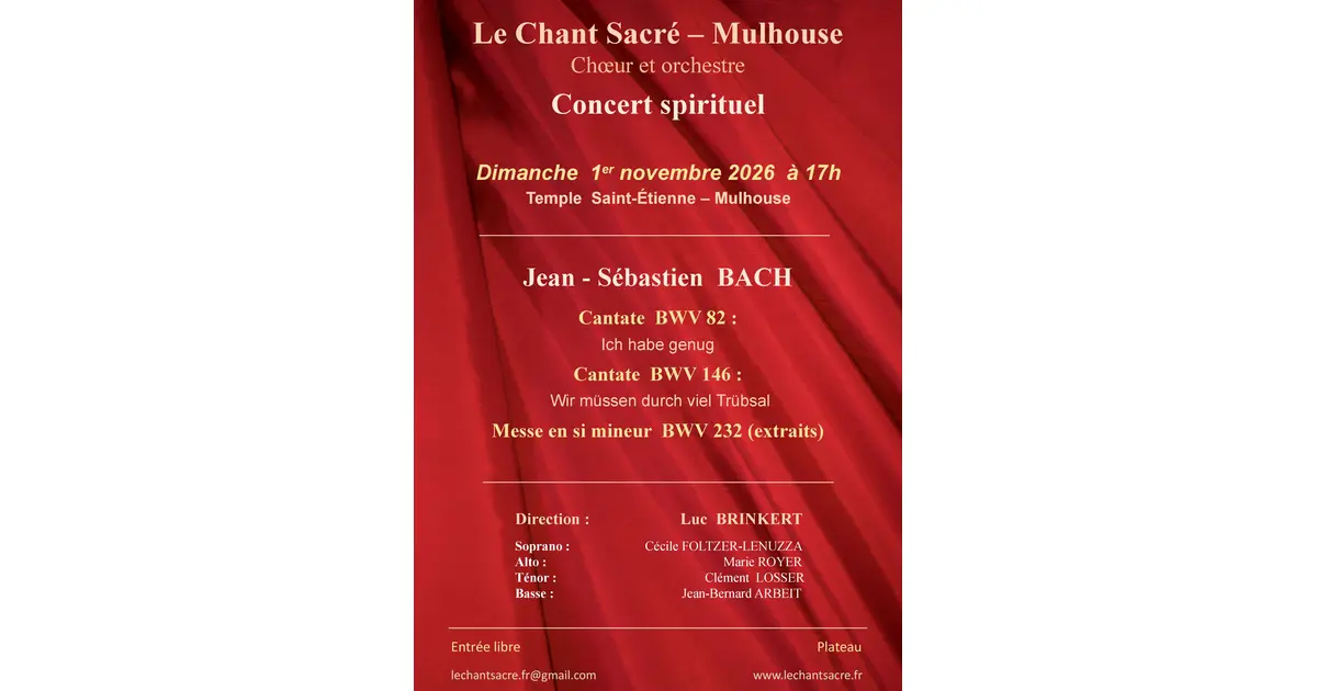 Concert spirituel de la Toussaint