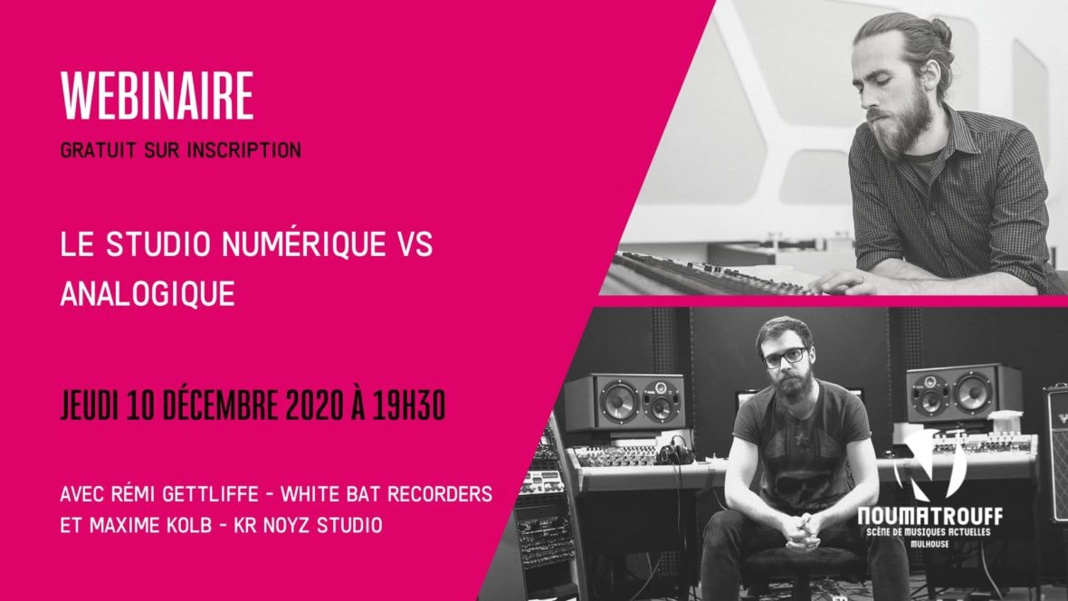 Webinaire | Le studio numérique VS analogique