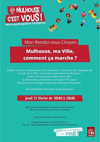 Rendez-vous Citoyen : Mulhouse, ma Ville, comment ça marche ?
