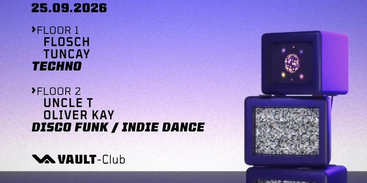VAULT-Club — TECHNO / DISCO FUNK / Indie dance