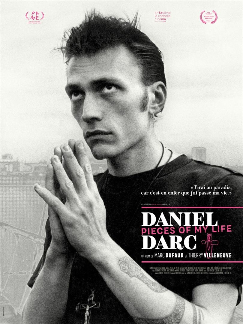 Projection/rencontre autour du film "DANIEL DARC,PIECES OF MY LIFE"