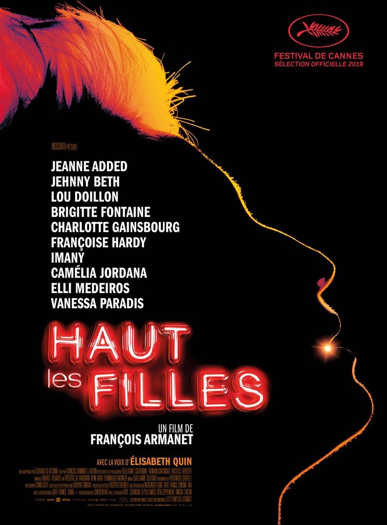 Projection de "Haut les filles" à l'occasion du concert de Jeanne Added à La Filature