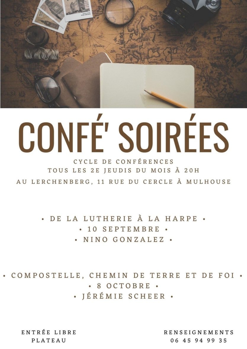 Confé'Soirées : Compostelle, chemin de terre et de foi