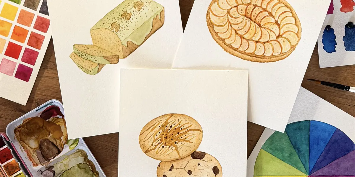 Atelier Aquarelle Goûter d'Automne - Le temps d'une pause