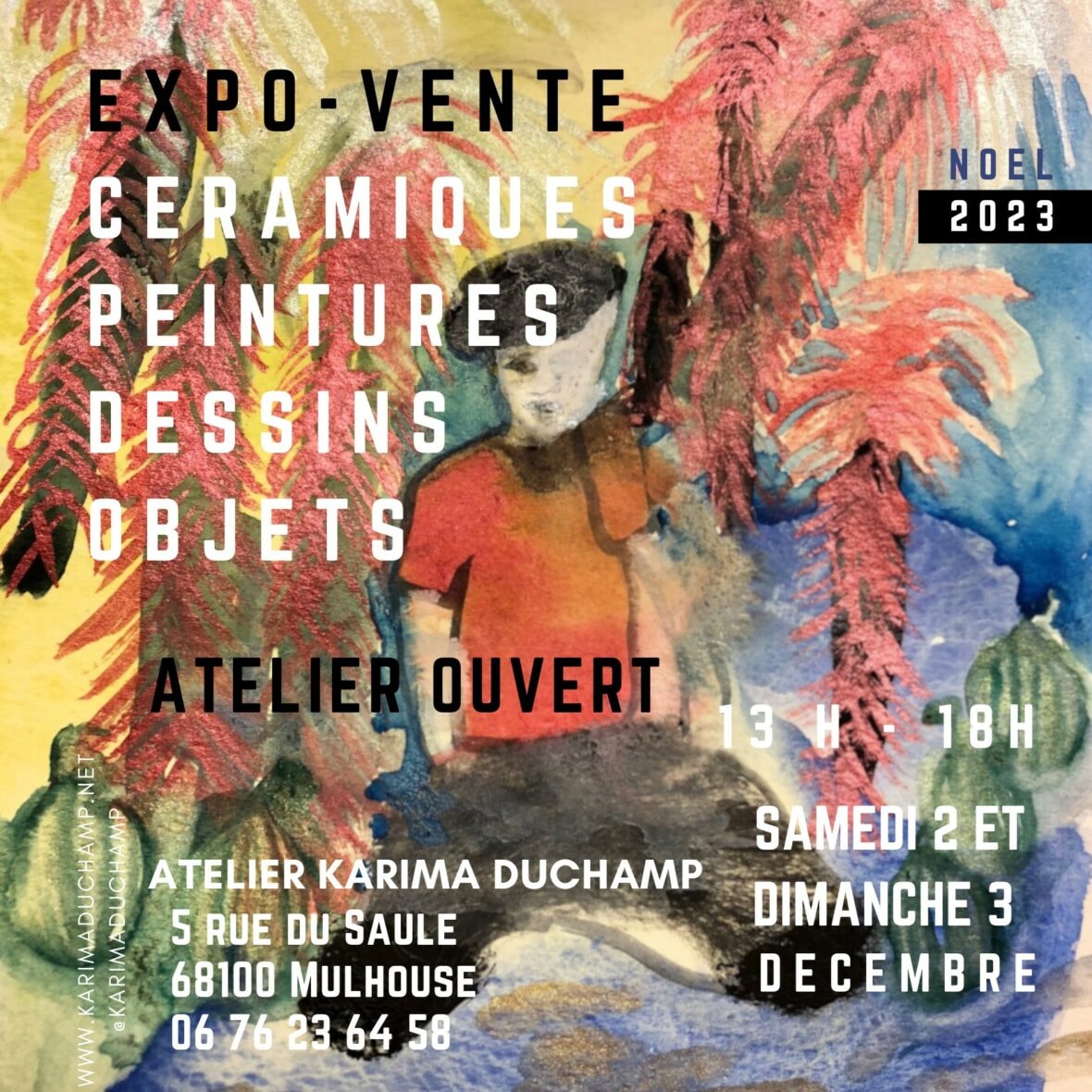 Portes ouvertes : atelier "KARIMA DUCHAMP"
