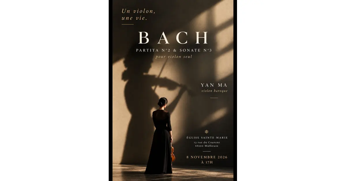 Sonates et partitas pour violon seul de J.S. BACH 