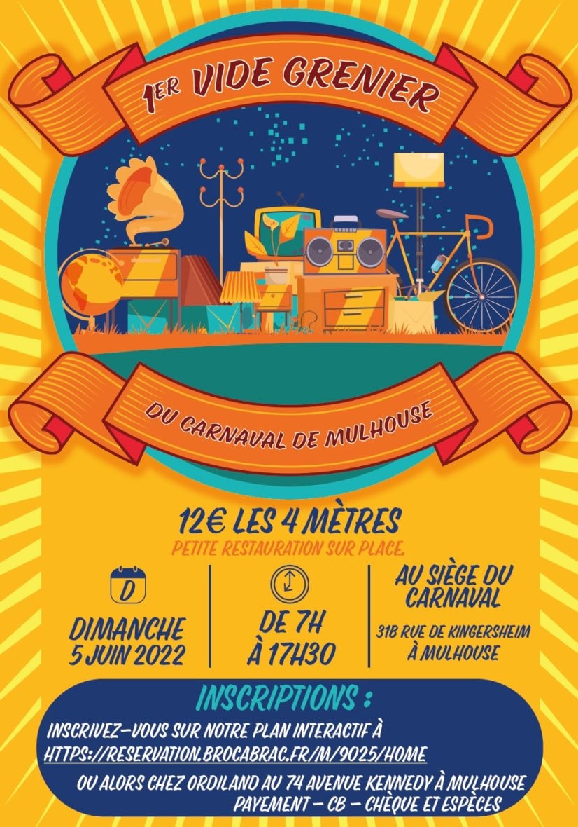 Vide grenier du Carnaval de Mulhouse