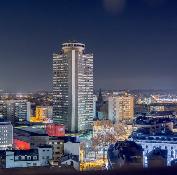 Exposition "Hors les murs" - La Tour en lumière dans les rues de Mulhouse...